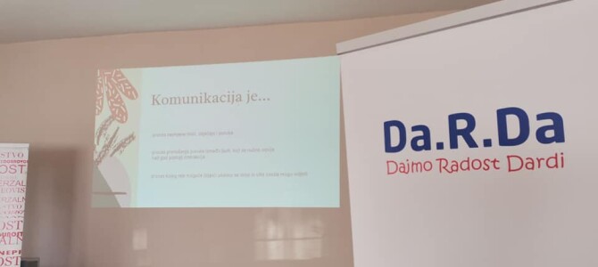 Osnove komunikacije za mlade sudionike projekta Da.R.Da – Dajmo Radost Dardi