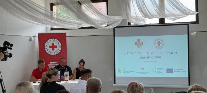 Održana uvodna konferencija projekta „Zlatna dob – aktivno uključivanje starijih osoba Održana uvodna konferencija projekta „Zlatna dob – aktivno uključivanje starijih osoba